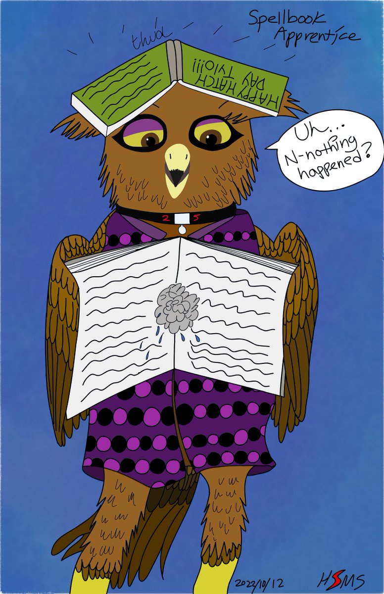 hehe, Goth Tylo :). 
<a href="/TyloTheOwl/">🦉AleXander 🐺</a>

I just made Tylo so adorable. 
(not sure what happened to my old tweet, so retweet)