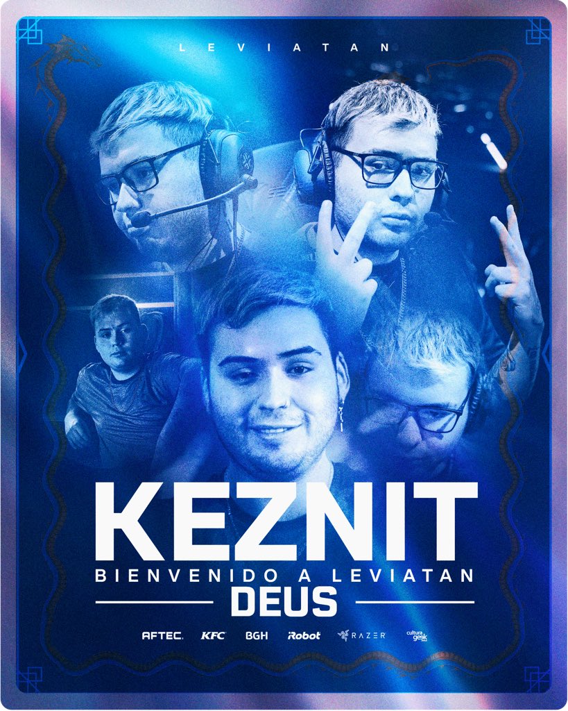 LLEGÓ EL DEUS A LEVIATÁN

<a href="/keznitdeuS/">keznitzim</a> se suma a nuestro equipo de VALORANT de cara a #VCTAmericas, ¡BIENVENIDO! 🐉

#SomosLatam🌎 #BeLeviatán🐉