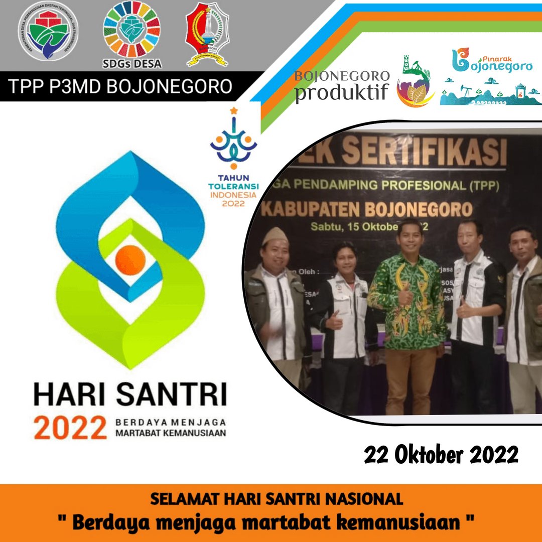 Dari Santri, Untuk Negeri.
#SantriBerdayaIndonesiaJaya
#TPPJatim
#TPPBojonegoro
<a href="/jokowi/">Joko Widodo</a>
<a href="/halimiskandarnu/">ABDUL HALIM ISKANDAR</a>
<a href="/Ari_Asharie/">ArieAshari</a>
<a href="/enterdeeper/">relax_mawon</a>
<a href="/Mift4hulMunir/">Miftahul Munir</a>
<a href="/GosBrodhen_73/">M. Khoiruddin_35</a>
<a href="/cak_furi1/">Maghfuri Ridlwan</a>
@maulanakpw
<a href="/Nuri_Maulidi_Z/">Nuri Maulidi Zuhri</a>
<a href="/EkoHeruNAT/">Eko Heru Kuswoyo</a>
<a href="/kpw4jatim/">Desa Hebat</a>
<a href="/Kim_Kalem/">Mustakim Ra</a>
@mubin_ahm4d
<a href="/arifisnurdiyant/">Arif Isnurdiyanto</a>