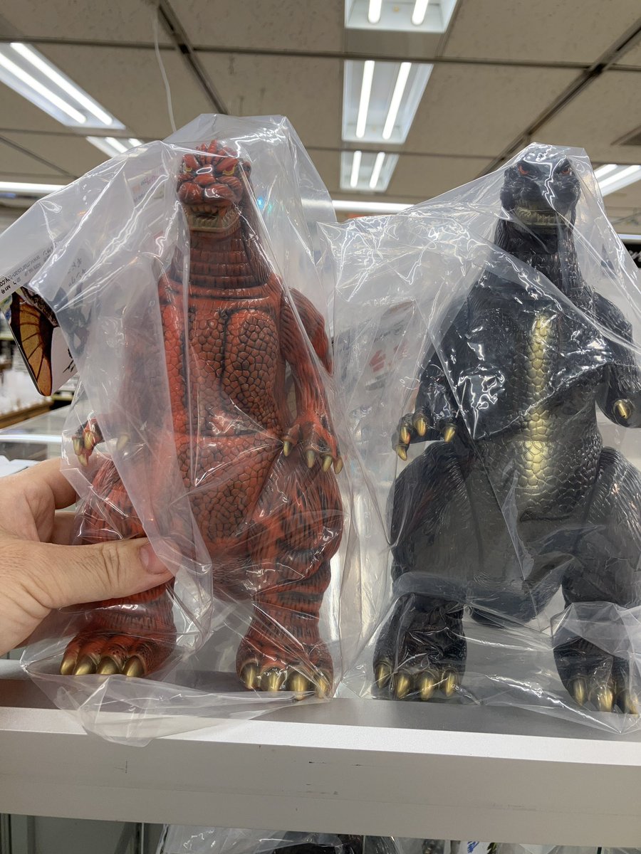 マルサン #ソフビ 入荷情報】 平成ゴジラ350ハロウィン成型 （オレンジ