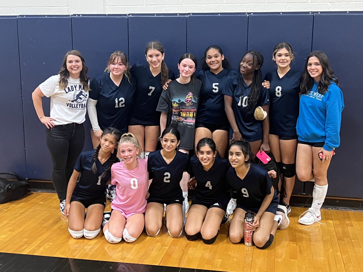 Great job to our 7th and 8th Grade B teams! Both teams snagged wins tonight. We will see you all at PSA 2 bright and early! Go Lady Mavs! <a href="/MMS_Athletics12/">Murphy Middle School Athletics</a> <a href="/MurphyMiddle/">Murphy Middle School</a> <a href="/PISDAthDept/">Plano ISD Athletic Department</a>