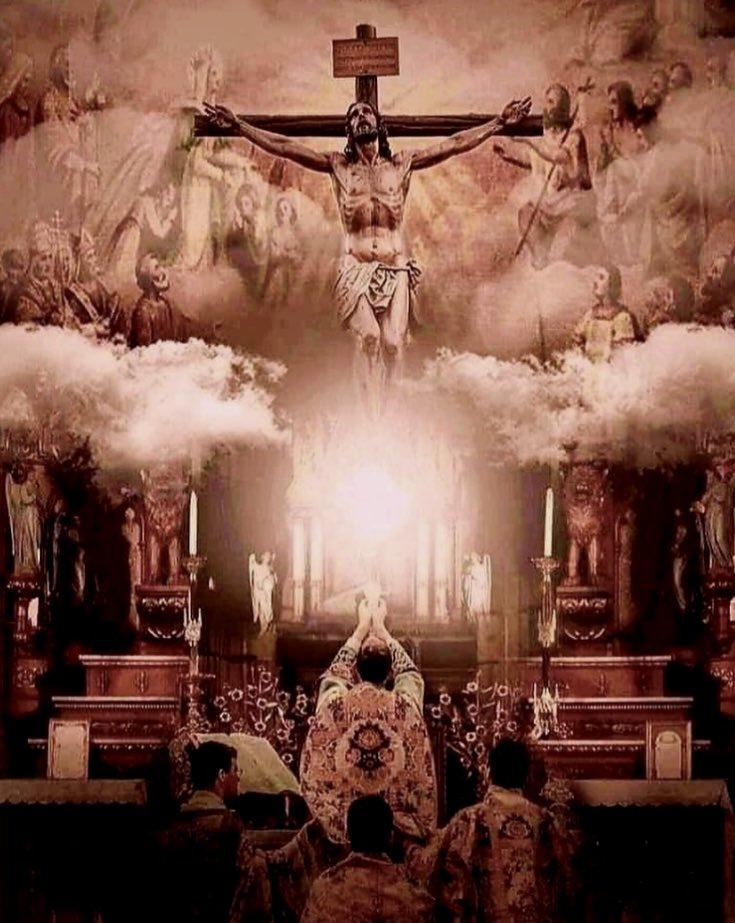 FredSimonTLM's tweet photo. This is what happens at Mass. Please celebrate it reverently and respectfully. https://t.co/Z93d8bK6Ae
