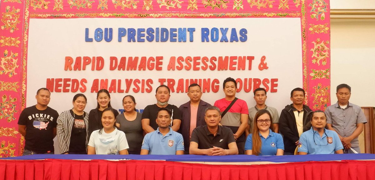CivilDefenseR12's tweet photo. LOOK: The Office of Civil Defense Region 12 through the leadership of Regional Director Raylindo S. Aniñon, provided technical assistance to conduct 1st Day of RDANA Training for LDRRMC Pres. Roxas at Grand Menseng Hotel, Davao City on Oct 4-7, 2022.
#ocd12 #RDANA #PresidentRoxas https://t.co/9K5QT3mrnj