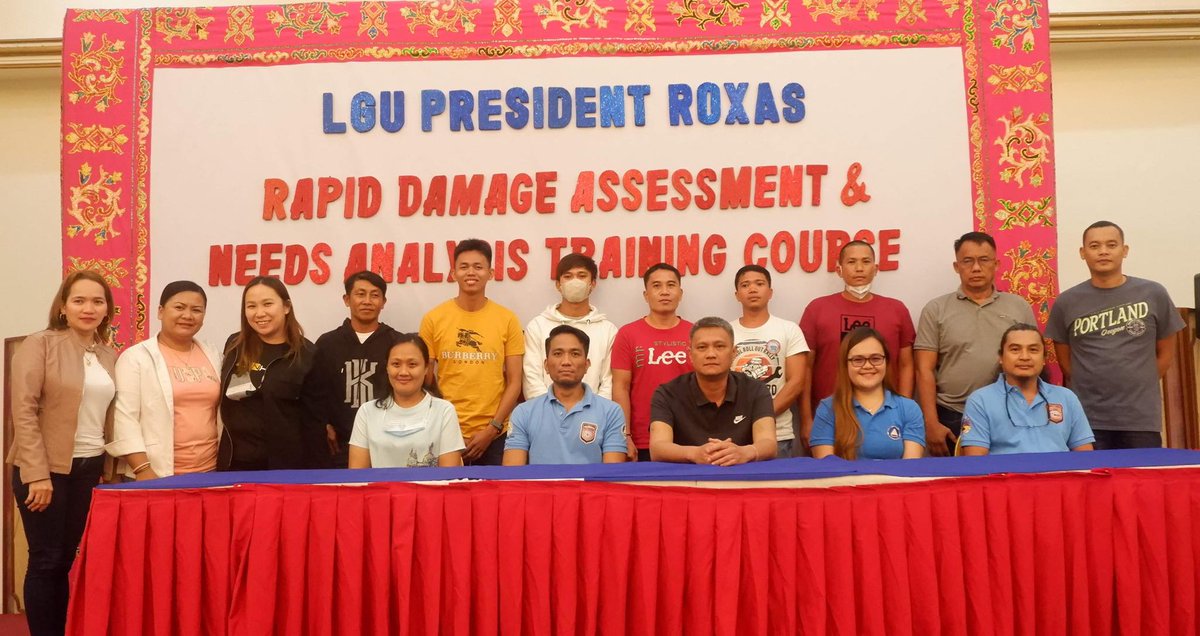 CivilDefenseR12's tweet photo. LOOK: The Office of Civil Defense Region 12 through the leadership of Regional Director Raylindo S. Aniñon, provided technical assistance to conduct 1st Day of RDANA Training for LDRRMC Pres. Roxas at Grand Menseng Hotel, Davao City on Oct 4-7, 2022.
#ocd12 #RDANA #PresidentRoxas https://t.co/9K5QT3mrnj