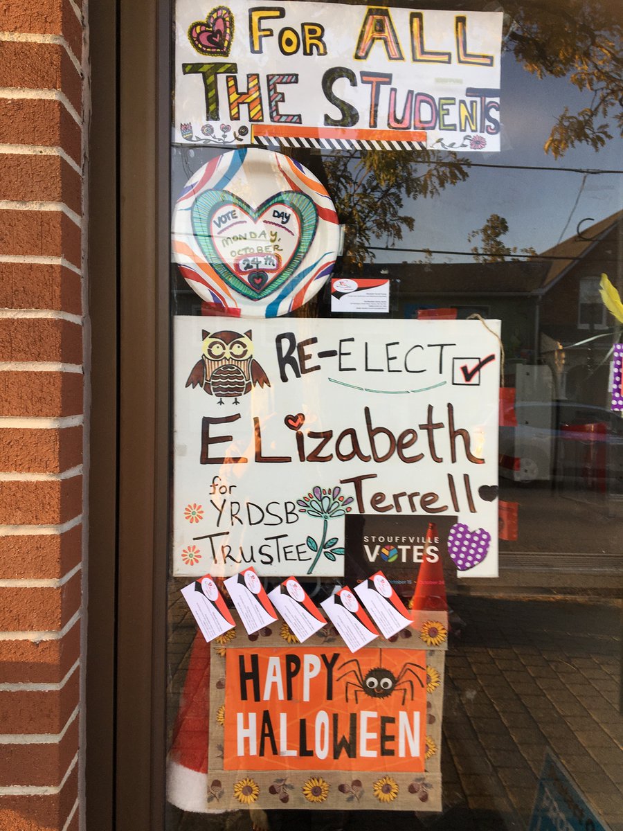 💜For All the Students ✅Vote to Re-Elect E.Terrell 🗳#ForStouffville #WhitchurchStouffville #Aurora #StudentSuccess #YRDSB #Trustee #onted 🌼