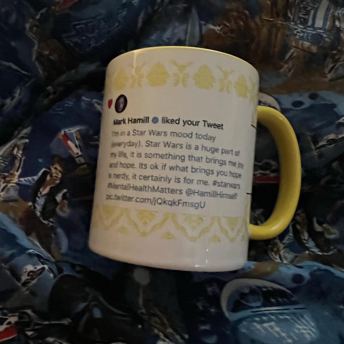 mentalhealthyxe's tweet photo. Someone’s got a new @markhamill liked my tweet mug… and it shows. #starwars #lukeskywalker https://t.co/pPfggl0j3e