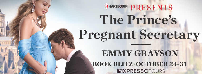 Book Blitz + #Giveaway: The Prince’s Pregnant Secretary by Emmy Grayson @graysonromance @XpressoTours bit.ly/3TK73MI