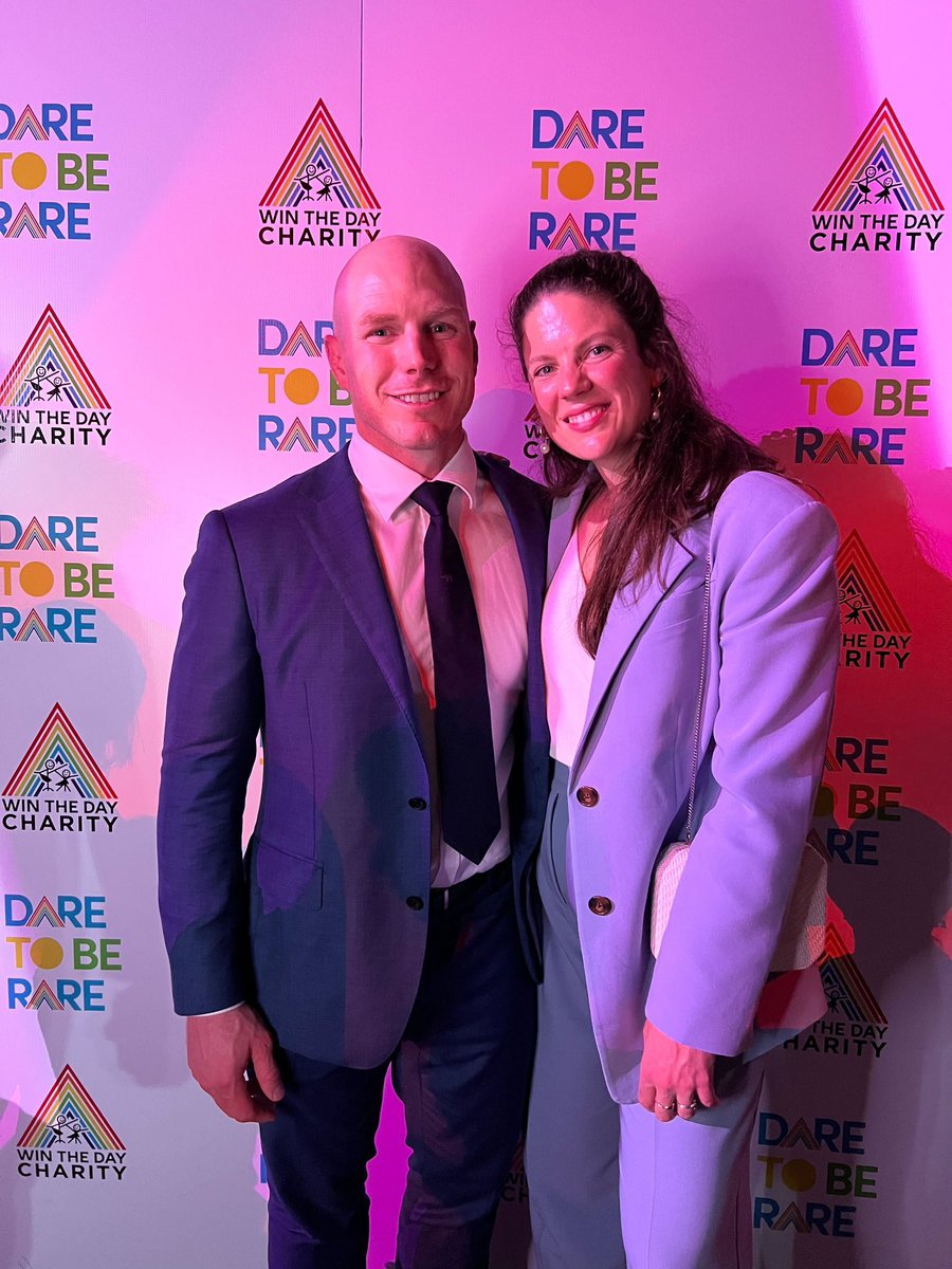 Amazing gala event for wintheday.org.au last night. Great to catch up with their founder @kristy_giteau. They support families with a child with rare cancer to have the support they need during treatment and beyond. Huge support from CBR community ❤️