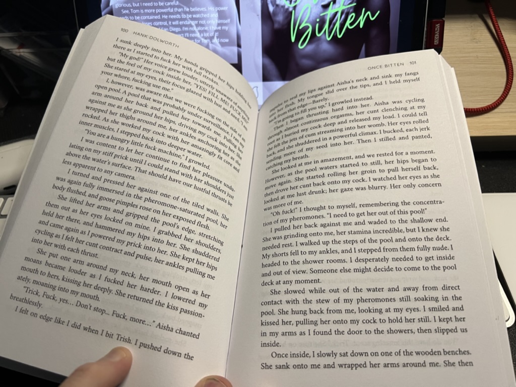 hank_dolworth's tweet photo. Another #cocktale for #kocktober with a book snippet from Once Bitten when Rick (who was Tom, it's a whole thing) meets his neighbor Aisha and woos her with his incubi charms. It's #steamy #hot #erotica and I hope you're here for THAT https://t.co/pMVZkiGmg9