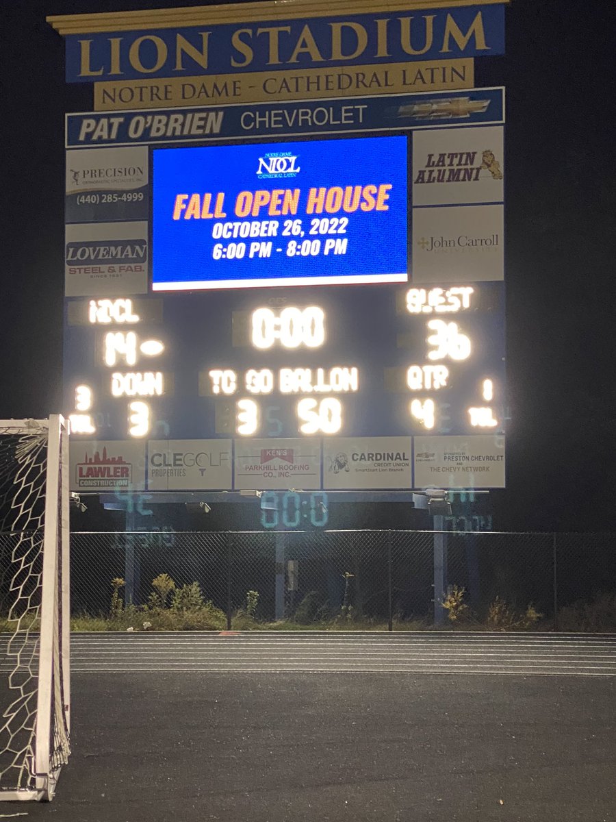 LCHS_Cougars's tweet photo. Final from Munson Twp…Lake Catholic 36 NDCL 14! Go Cougars! https://t.co/mUVKAtfl24