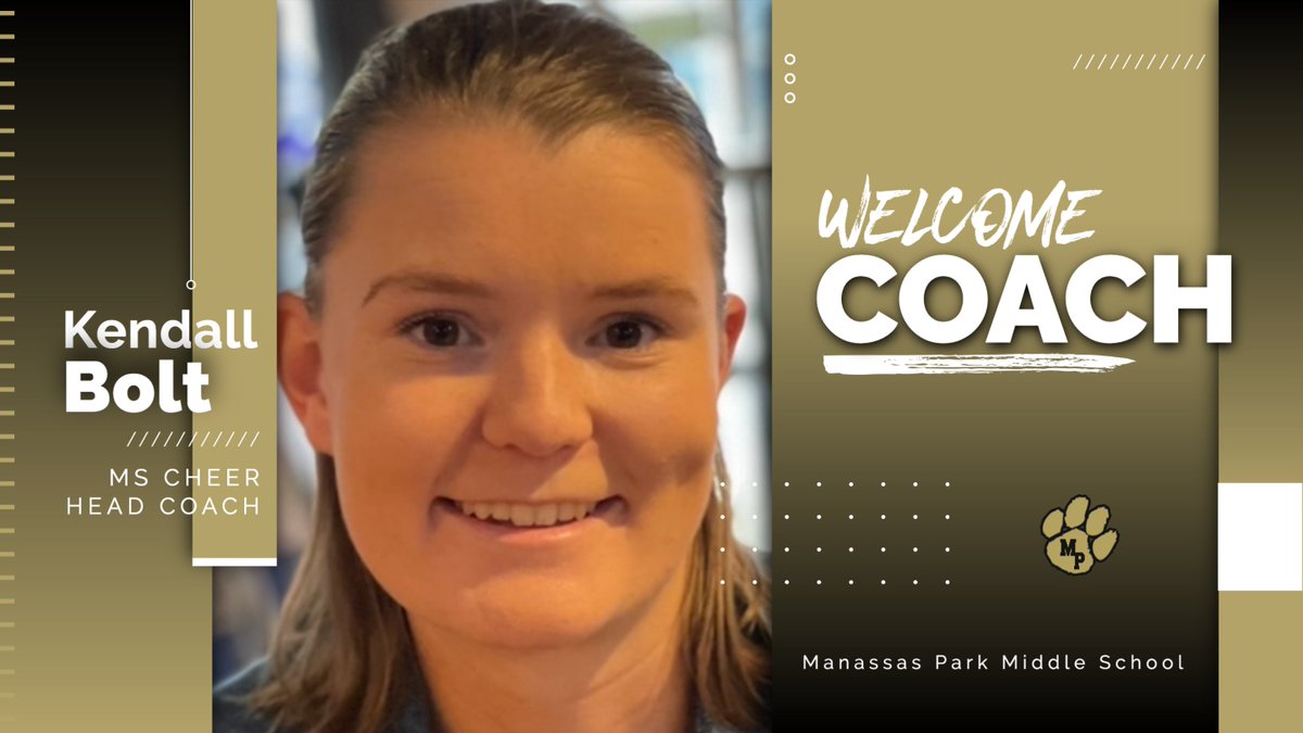 MPCougars's tweet photo. Welcome Coach Bolt to the Cougar Coaching Family!  She will assume her new position starting with Winter Cheer.  #WERMPARK https://t.co/9z0L63WdQL