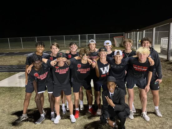 BVWBoysSoccer's tweet photo. Lets goooo boys!!! Love these dudes supporting our football brothers @BVWFOOTBALL ! #BeatBV #Blackout https://t.co/4NdFmsUh0X