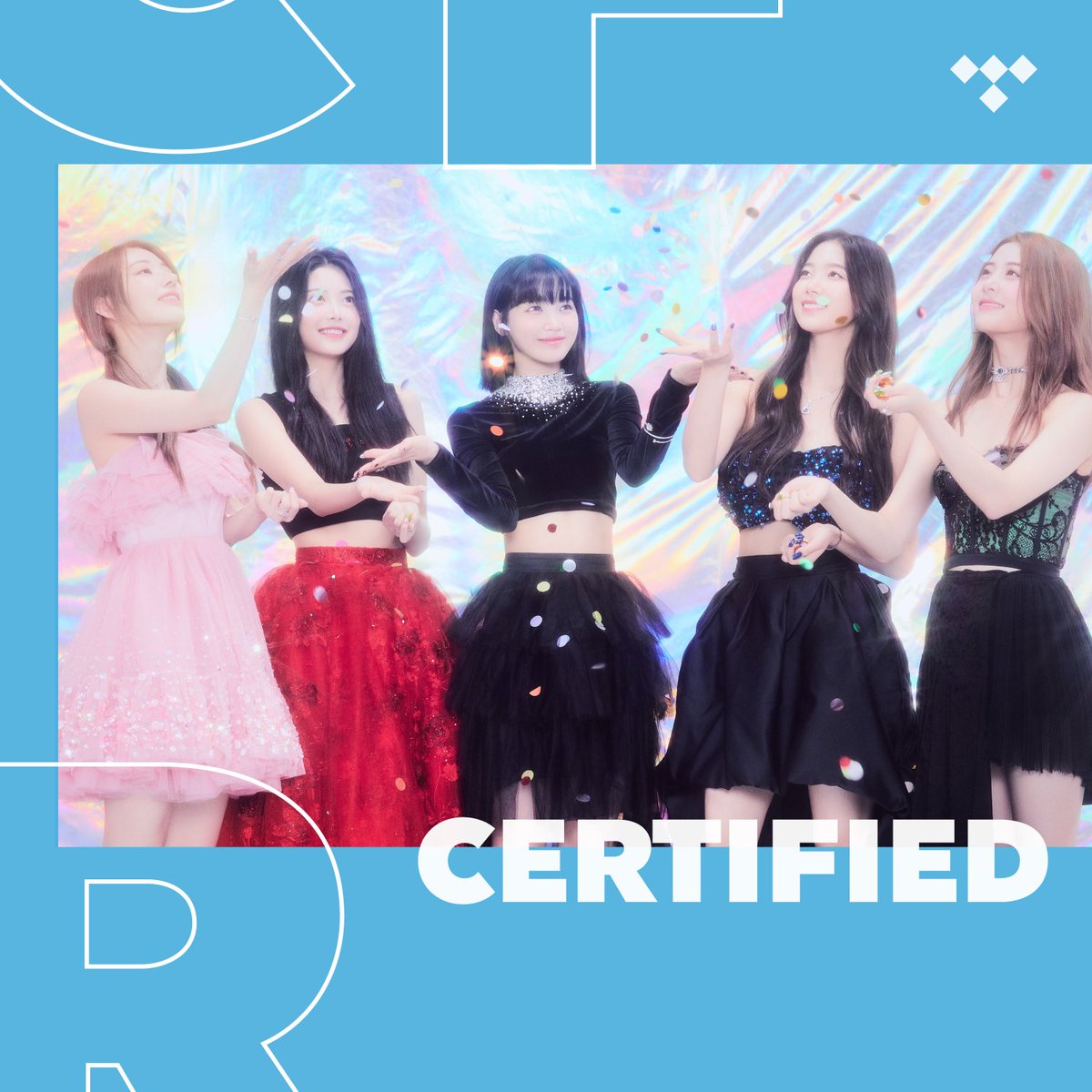 Thank you @TIDAL! Our new song 'ANTIFRAGILE' is on Certified : New & Hot in K-Pop! 📍 tidal.com/browse/playlis… #LE_SSERAFIM #르세라핌 #ANTIFRAGILE