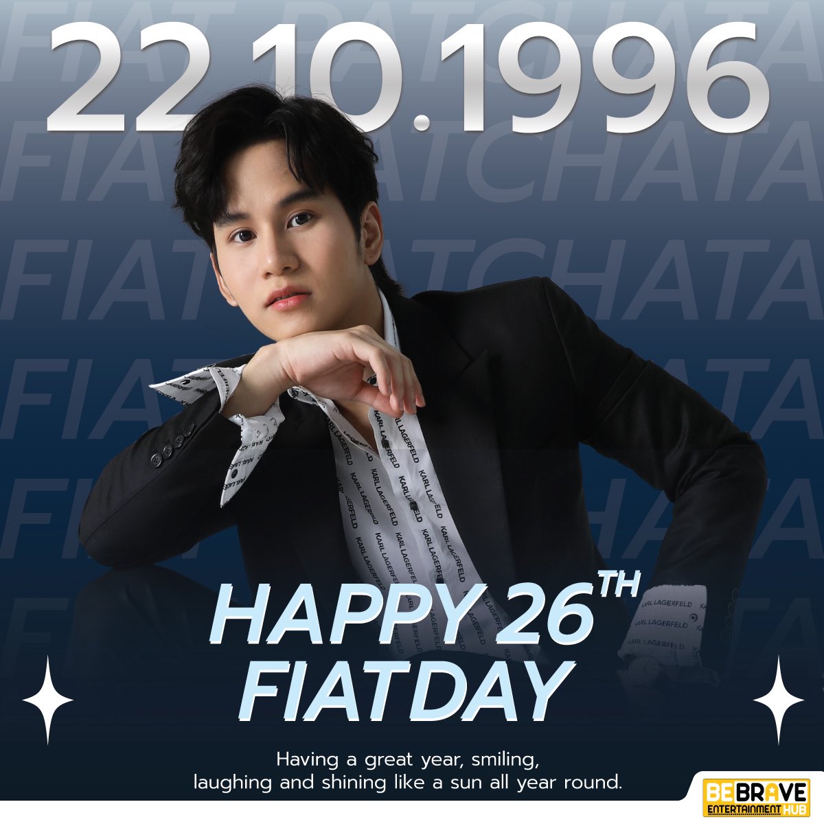 HAPPY BIRTHDAY TO FIAT
ขอให้เป็นปีที่ดี มีวันที่ยิ้ม หัวเราะ และสดใสแบบนี้ในทุกวัน ตลอดทั้งปีนะคะ

สนุกกับงานและสร้างผลงานที่ยอดเยี่ยมแบบนี้ต่อไปนะ…

ชวนแฟน ๆ มาร่วมอวยพรวันเกิดให้เฟียตด้วยกันนะคะ 😊

เราขอฝากติดตามผลงานของเฟียตไว้ด้วยน้าา~  #WishMeLuckSeries 2023 #FiatPatchata