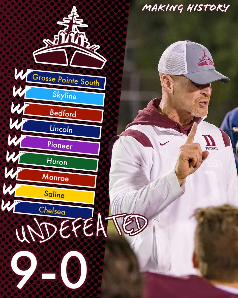 Coach_Maki_PE's tweet photo. 🏈 FINAL 🏈

Dexter  • 45
Chelsea • 0

Your Dreads finished the regular season with an UNDEFEATED record of 9-0! 

#MakingHistory #UNDEFEATED #DreadStrongER #WeAreNotDone #WhosNext https://t.co/xeZgJYaVEK