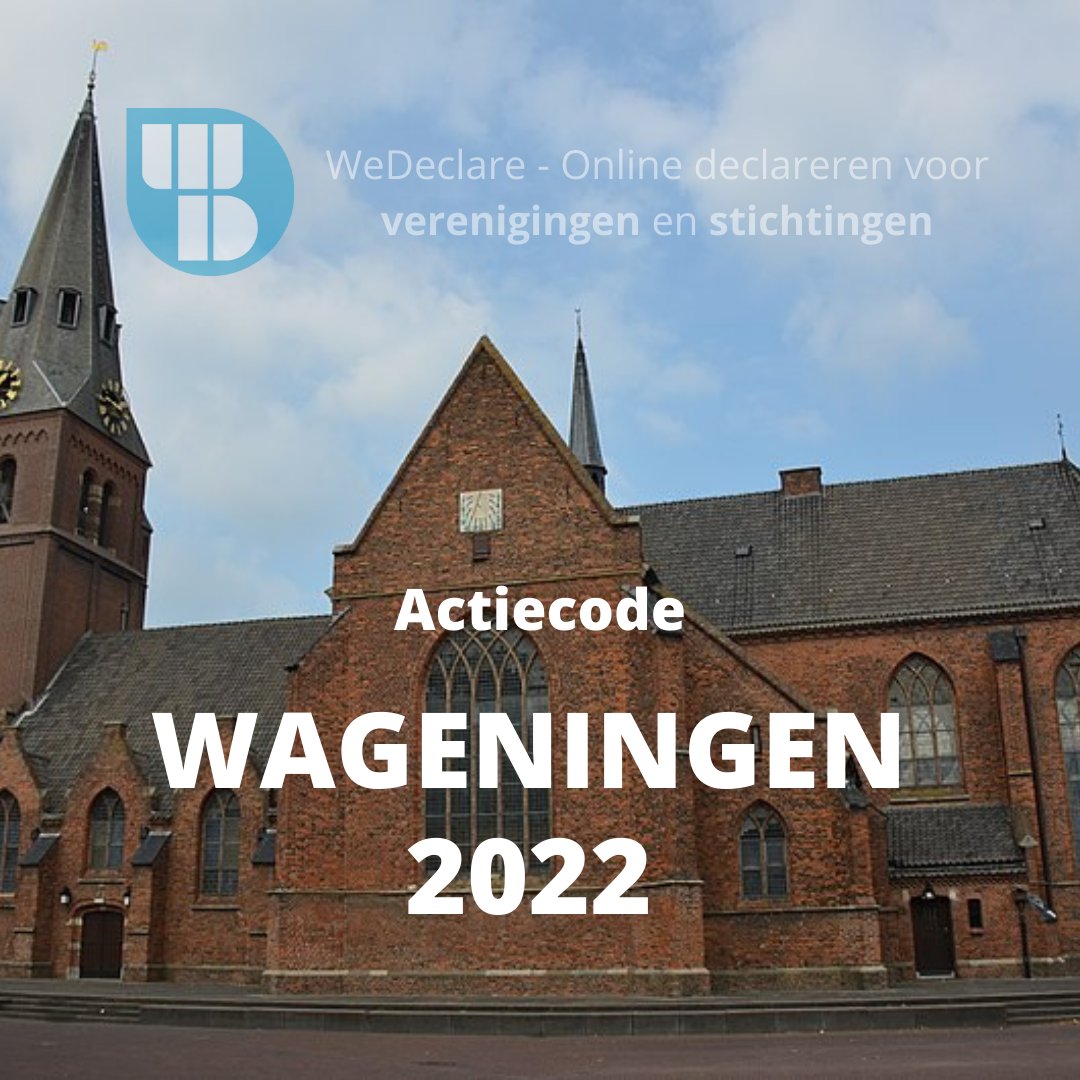 Gratis WD uitproberen tot het eind 2022?

Gebruik dan de actiecode Wageningen 2022, als je organisatie in Wageningen actief is.

Geen juiste actiecode gevonden? Vraag dan een code aan op onze website; wedeclare.nl

Veel declaratiegemak toegewenst!

#WD #Wageningen