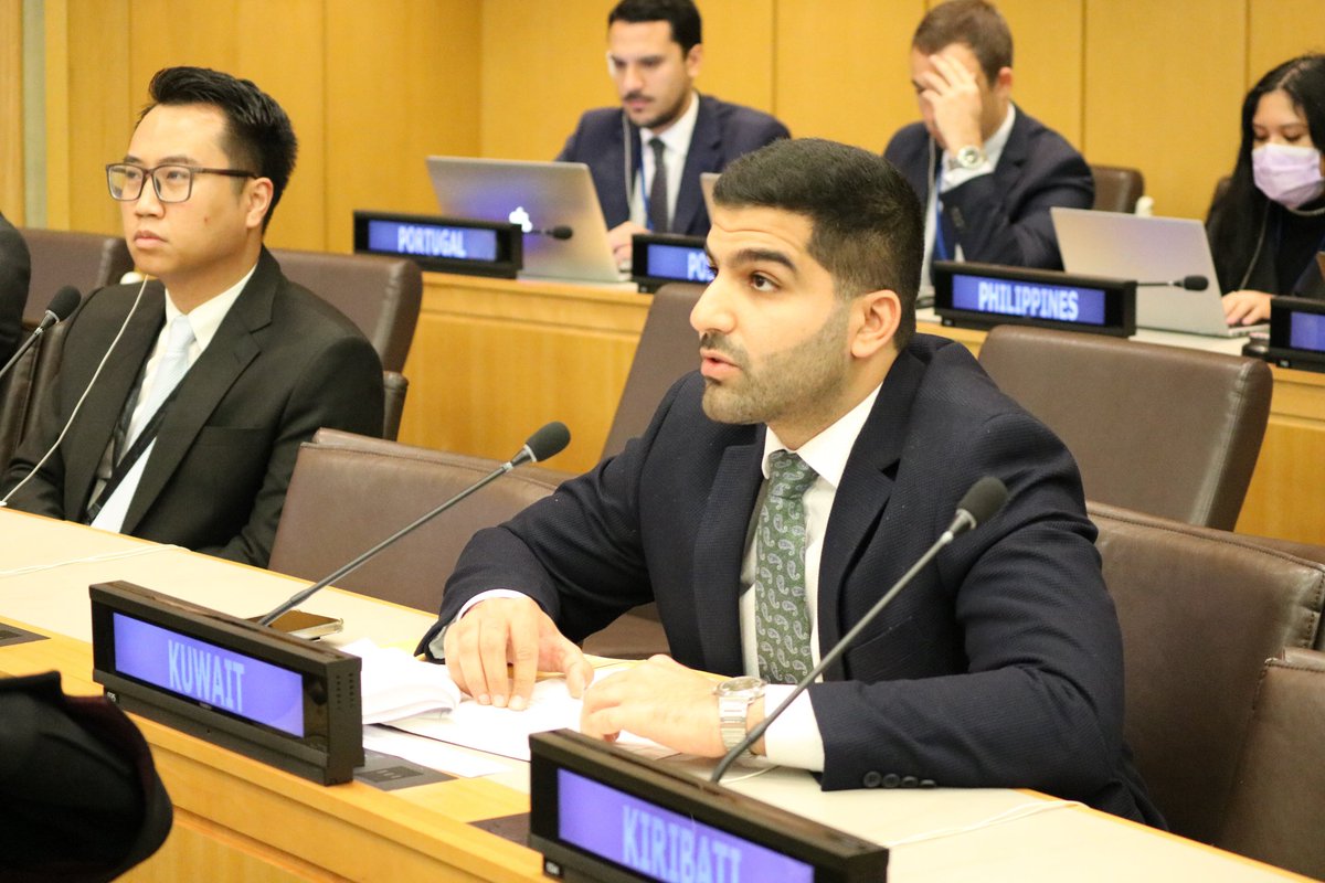 KuwaitMissionUN's tweet photo. جددت دولة #الكويت أمام اللجنة الخامسة للجمعية العامة للأمم المتحدة حرصها على دفع كامل التزاماتها المالية تجاه #الأمم_المتحدة دون أي تأخيرات، ودعت الدول الأعضاء إلى سداد كافة التزاماتها المالية تجاه المنظمة في الوقت المحدد  حتى يتسنى لها أداء مهامها على أكمل وجه.

🇰🇼🇺🇳 https://t.co/v2KemJm245
