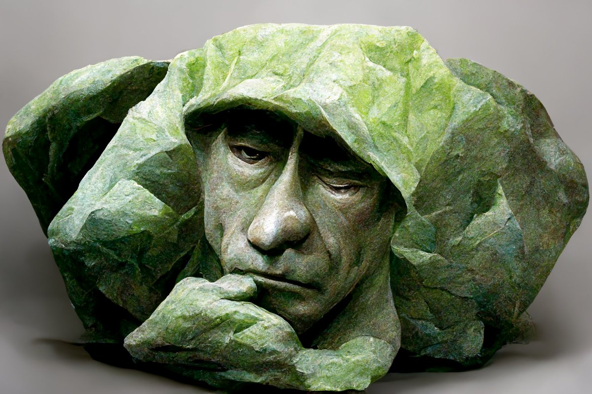 putin vs. a head of cabbage