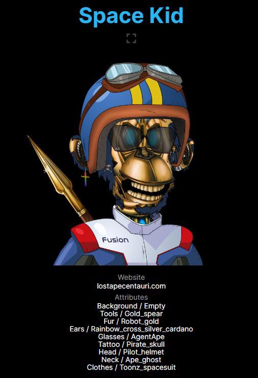 🔥Lost Ape Centauri is MINTING TODAY!

🥳Public mint at 5 PM UTC on our website!

Join us: lostapecentauri.com
Discord: discord.gg/pgGvqPGSqx

Journey has begun ... 
24H

#NFTMinting  #NFTGiveaway #NFTdrop #NFTCommunity #CNFTdrop  #CNFTGiveaway #cnft #CNFTCommunity