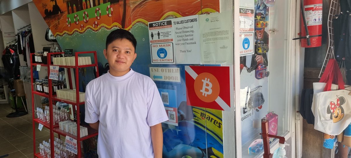 Visited Mares scuba diving shop today.

Talked about #Bitcoin with them 💪