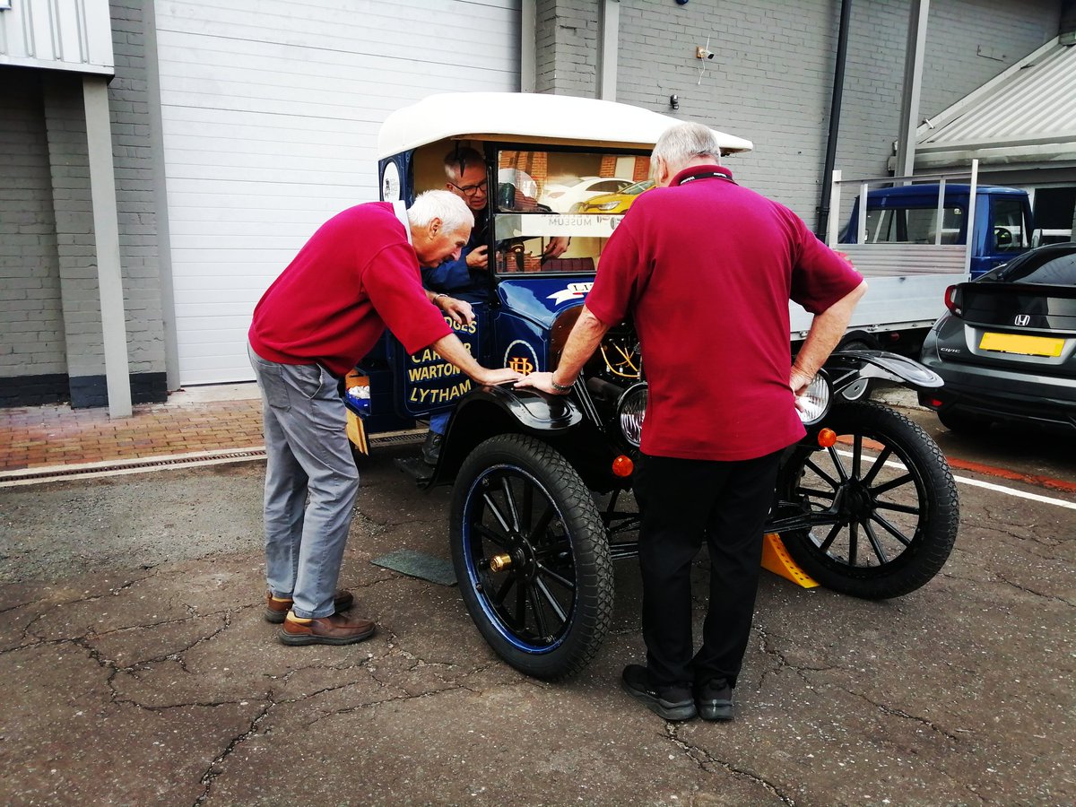 Michael, Geoff and Tom working on the #Ford #ModelT yesterday!! 😍