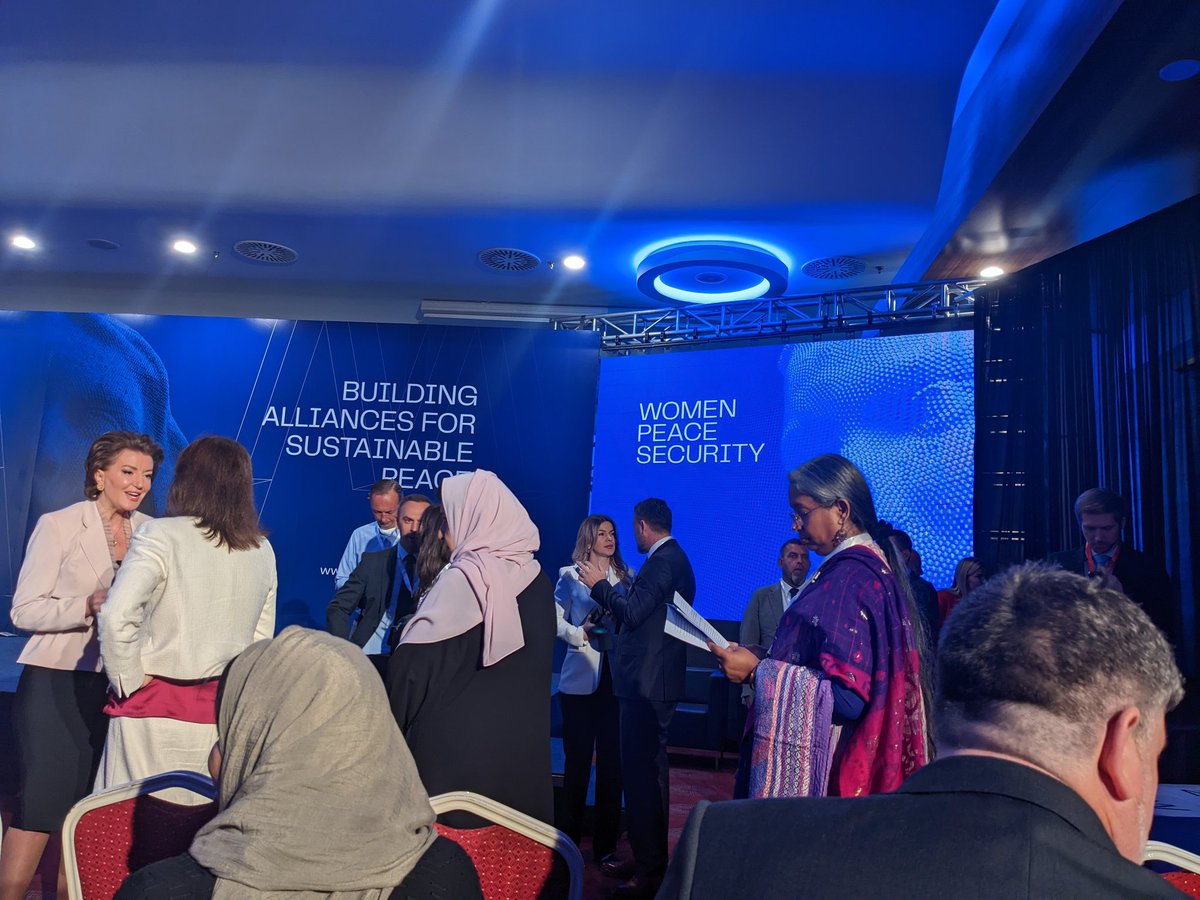 Minutes to go, before the start of the WPS Summit in Kosovo. Looking forward to an exciting weekend of dialogue and exchange. Will be speaking about <a href="/UN_Women/">UN Women</a>'s work on #TransitionalJustice tomorrow, w <a href="/PJI_Justice/">Partners In Justice International</a>
