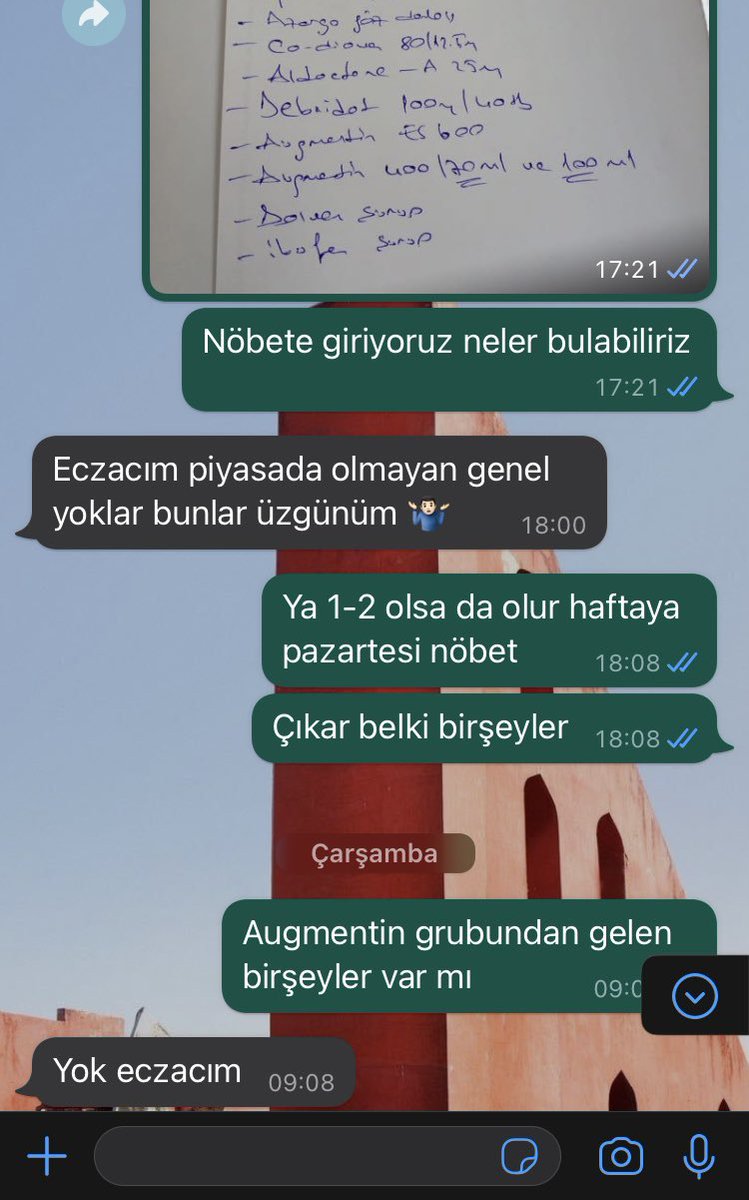 Depo ile son birkaç günlük yazışmam. Daha kaliteli bir konuşma yok: