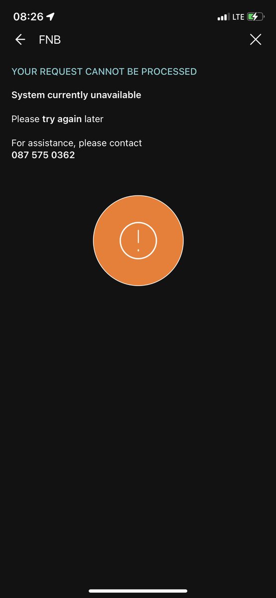 ⁦<a href="/FNBSA/">FNB South Africa</a>⁩ y’all wanna tell us what’s going on with your app? 👀👀