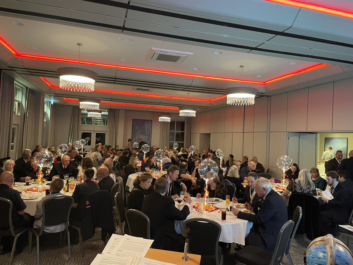 johnrosslinden's tweet photo. An amazing experience and a privilege to host the Norfolk Fire and Rescue service 2022 awards evening with some very special people including @GrahamcoleAct Thank you to all the people that supported us and attended.  😊 https://t.co/jvFuQXyxLb