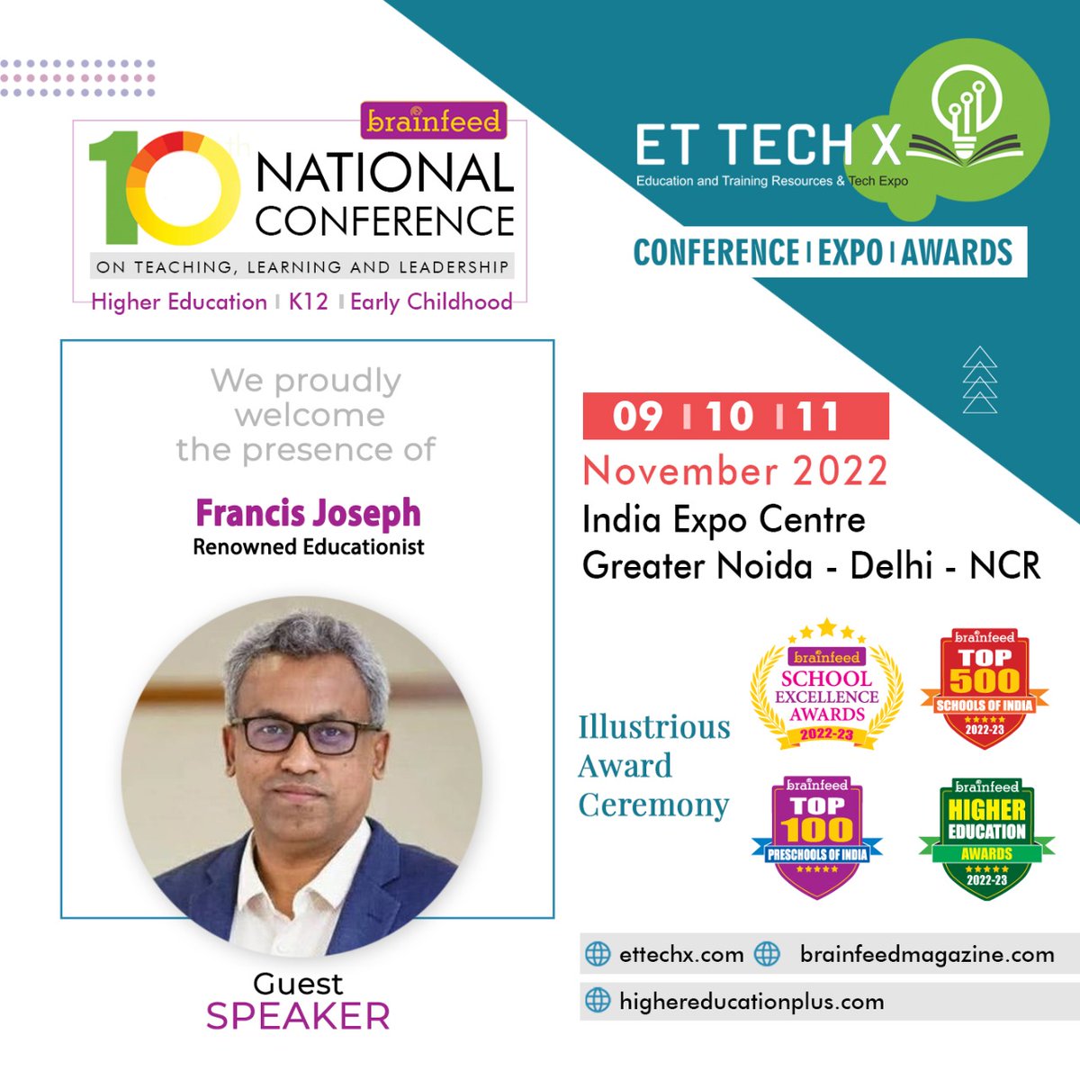 Francis_Joseph's tweet photo. Looking forward to the 10th BrainFeed National Conference on Teaching, Learning and Leadership. @brainfeededumag.

#Brainfeed #Education #Leadership https://t.co/GDJM9D5mjk