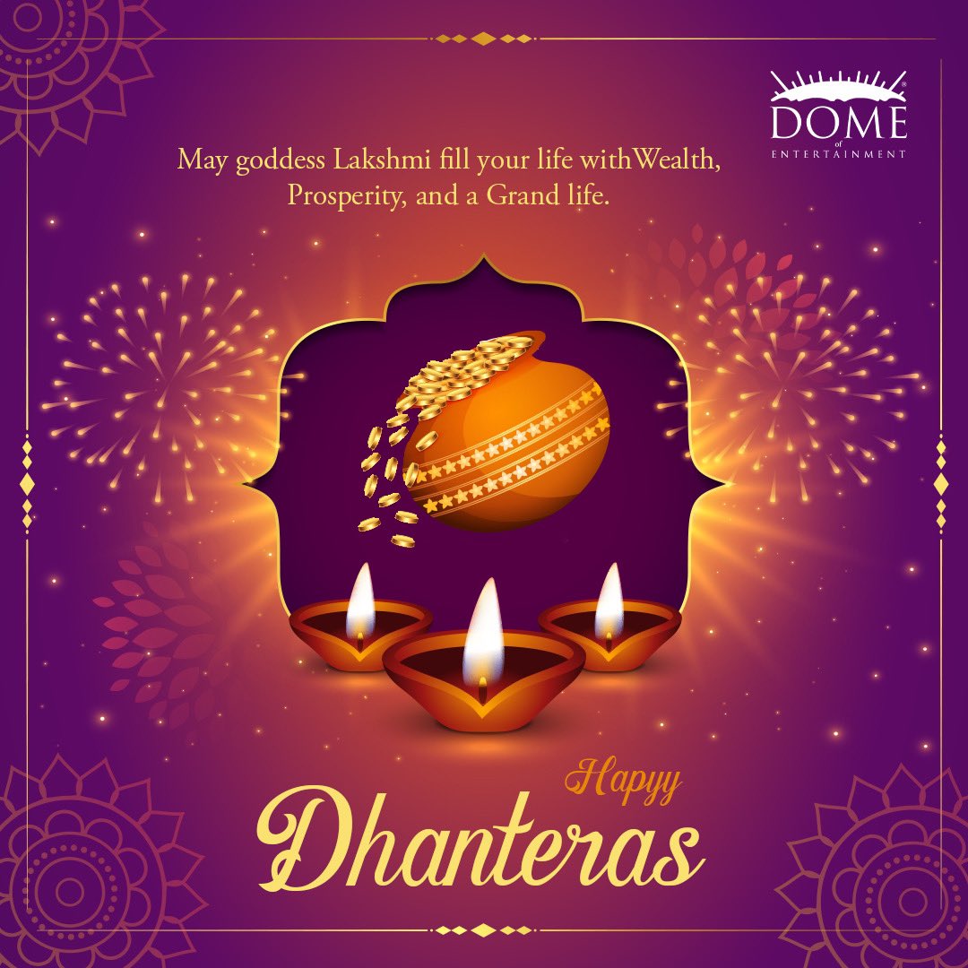Dome_of_Ent's tweet photo. May Lord Kuber shower you with wealth and prosperity for a beautiful life! 
Happy Dhanteras!✨💫

#dhanteras #festival #festivevibes https://t.co/o06PQhOyai