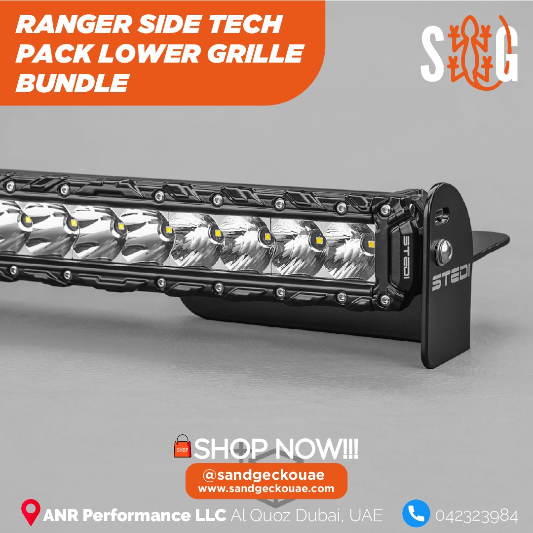 sandgeckouae's tweet photo. 𝐏𝐫𝐨𝐝𝐮𝐜𝐭:🔥RANGER SIDE / CENTER TECH PACK LOWER GRILLE BUNDLE🔥

Buy Now 🌐 https://t.co/kBpY3LfB7A

Follow Us on Social Accounts 👍 @sandgeckouae

#SandGeckoUAE #stedi #ledlights #barlights #ledlighting  #HeadLights #RangerSide #tech https://t.co/ydNk1x9jSB