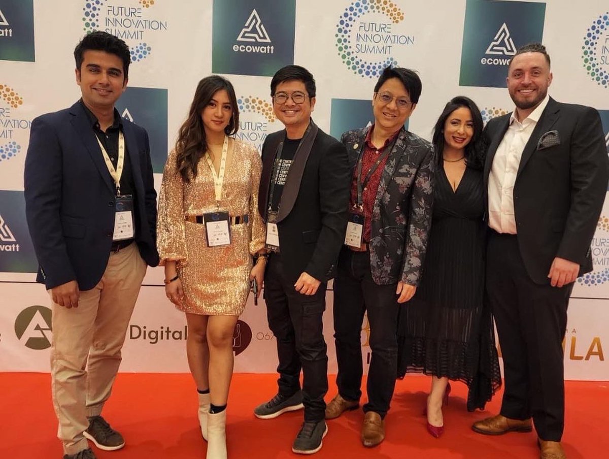 Philcoin_com's tweet photo. Here are some pictures of the Philcoin CMO, Tatum April, and CPO, Denis Murphy, at the Future Innovations Summit last night, with the #MetaFarm team.
Big things are coming PHILNation!
#Philcoin #ThePeoplesCoin #UnityWithAPurpose #FutureInnovationsSummit #impact #createimpact https://t.co/o7ZPT7oMsW
