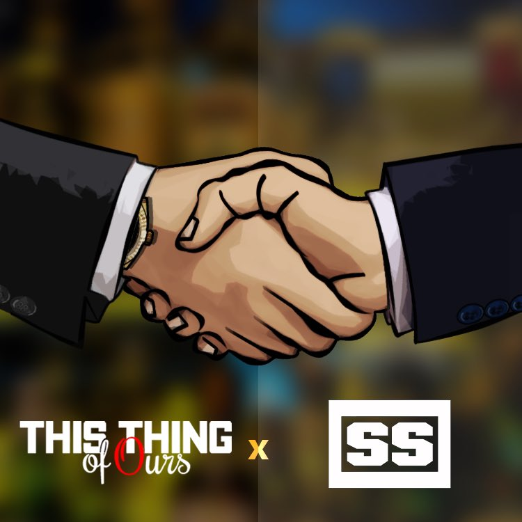 TTOONFT_1's tweet photo. This Thing of Ours x Steady Stack 🤝

Value driven, utility partnerships that add key resources for each ecosystem. 

We are only getting started 🤫
@SteadyStackNFT @readyplayerh @zanshake @HustlepediaYT https://t.co/oEmw6qsBjd