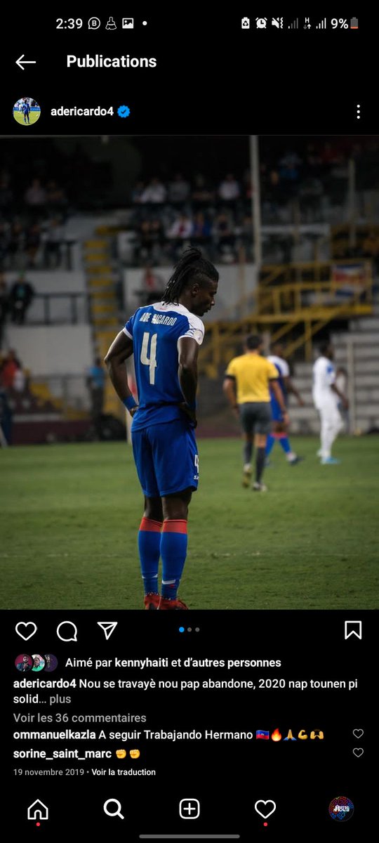 Senmak_ou_a's tweet photo. Ann Pa tann se lè @AdeRicardo4 mouri pou ap di #Ade te yon jèn kite fò anpil nan #foutbòl . Li reprezante vil #senmak.
Si #travail li yo rive sou ou, Bal #lòv la kounye a kòmante epi tag li . https://t.co/IqvP5qmPzt