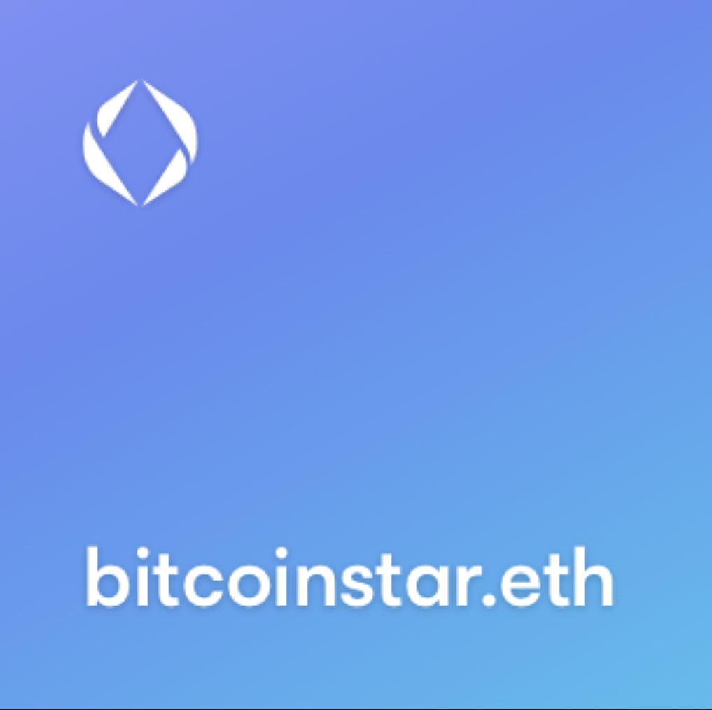 MrTwisterNFT's tweet photo. Do you feel bullish on #BTC ? Be a #bitcoinstar grab your #ens #ensdomains here π₯π₯π₯π₯ https://t.co/aMuOEj0QXe https://t.co/tEiT6PfDQG