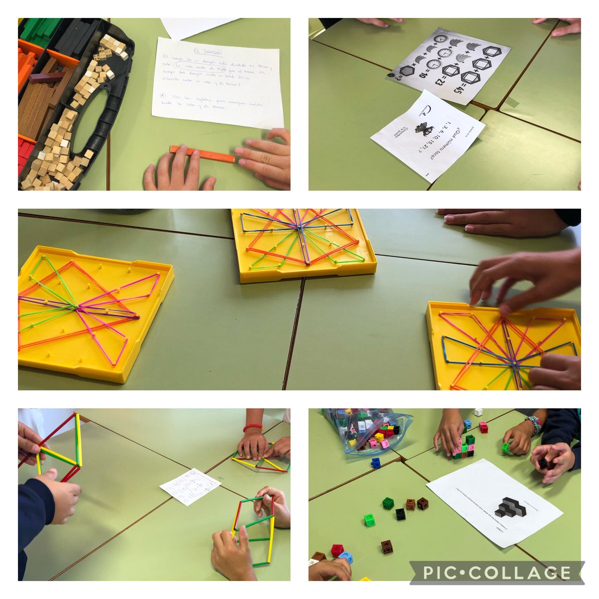 XerachGonzalez's tweet photo. Estaciones de aprendizaje. Desafíos matemáticos. 
@CeipAraya #matematicas @Claustrovirtual https://t.co/NK0wFHEpid