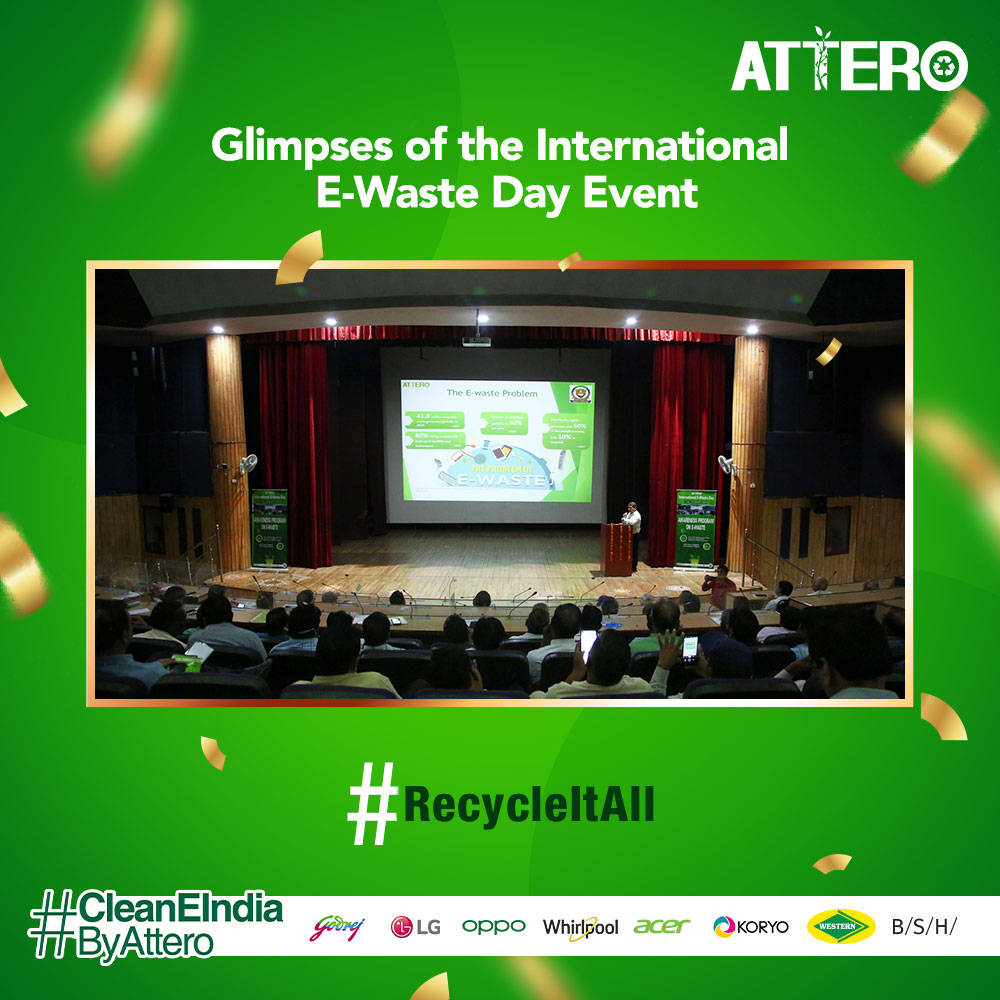 AtteroIndia's tweet photo. The International E-Waste Day Event, organised by #Attero and #MunicipalCorporationOfDelhi, saw thought exchanges by eminent guests and a resolve to work towards an #EWaste free #Delhi.
#AtteroIndia #AtteroRecycling #Event #Highlights #Glimpse #RecycleItAll #RecyclingExperts https://t.co/v60nJh4D1U