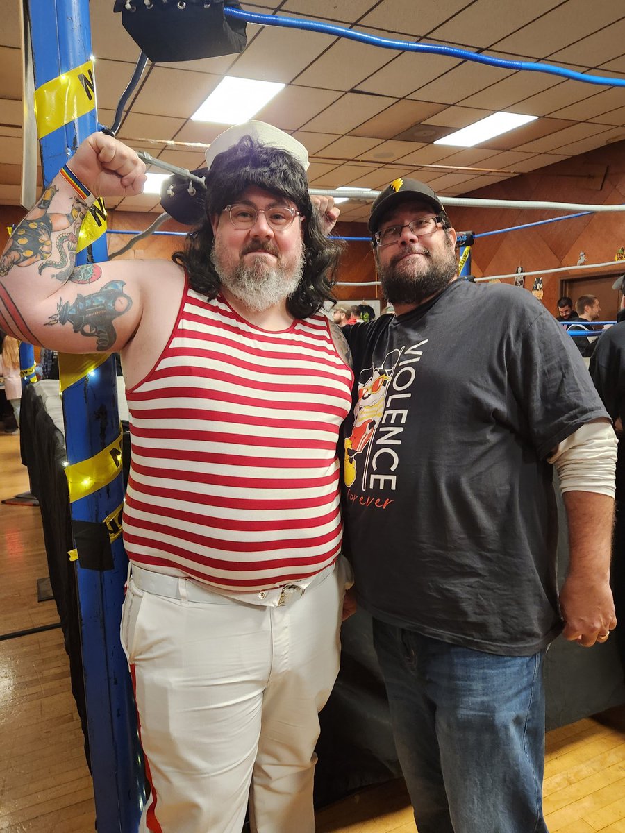 TheDooge's tweet photo. I don’t think #FredOttman is on twitter. I wish I could tell him how loved he was tonight @LVAC…
I’m glad I put smiles on faces. Even @DanChamp4 couldn’t shit on it.
Half the room doin the #TugboatToot with me was surreal.
LVAC events are everything I love about pro wrestling! https://t.co/5VGL36dw32
