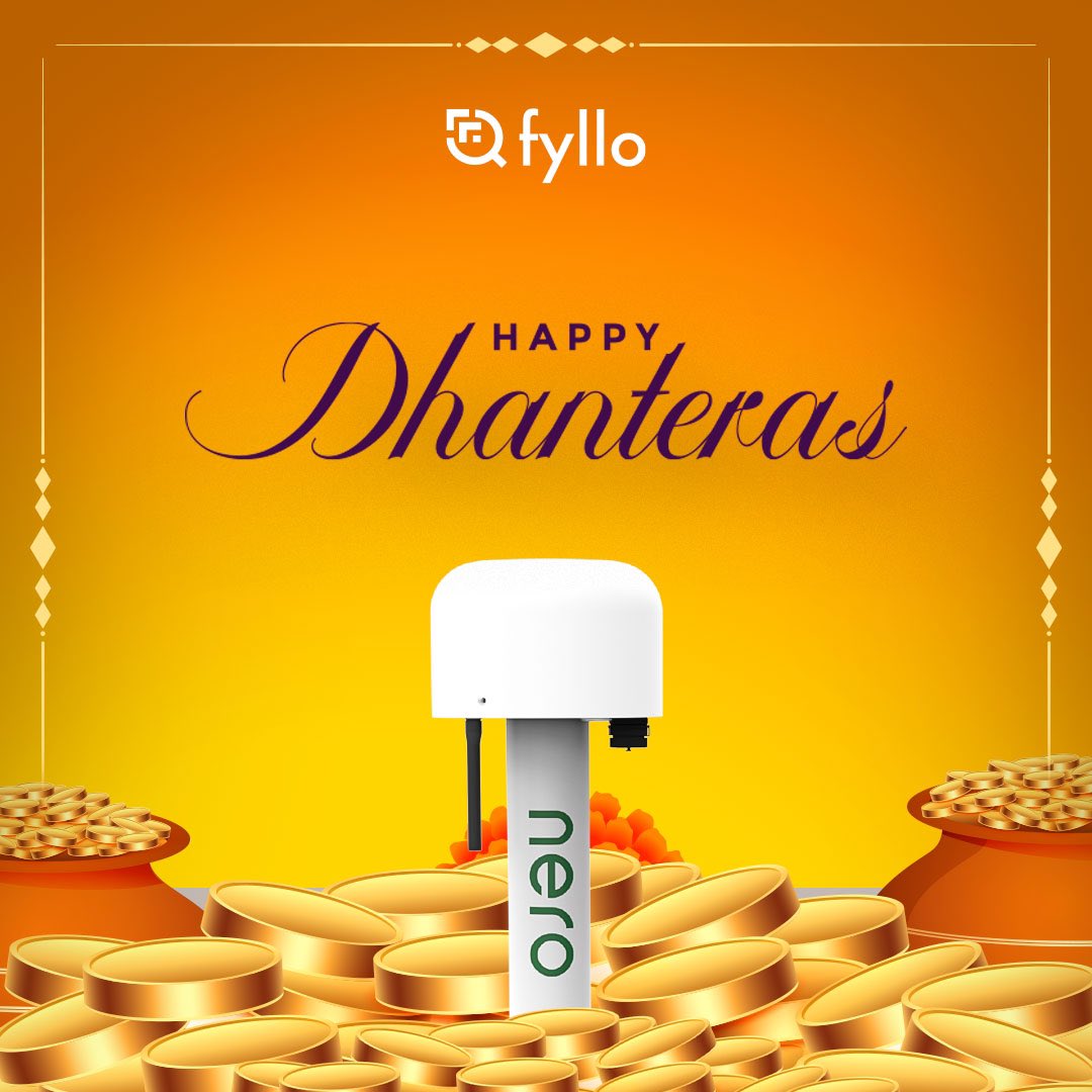 fylloTech's tweet image. Happy #Dhanteras to all