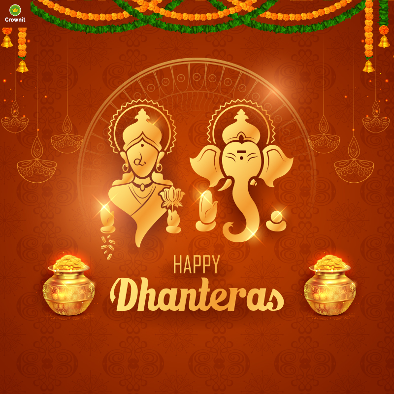 Crownit ki taraf se ap sabhi ko dhanteras ki hardik shubhkamnaye🙏

#happydhanteras #dhanteras #festivevibes #crownit