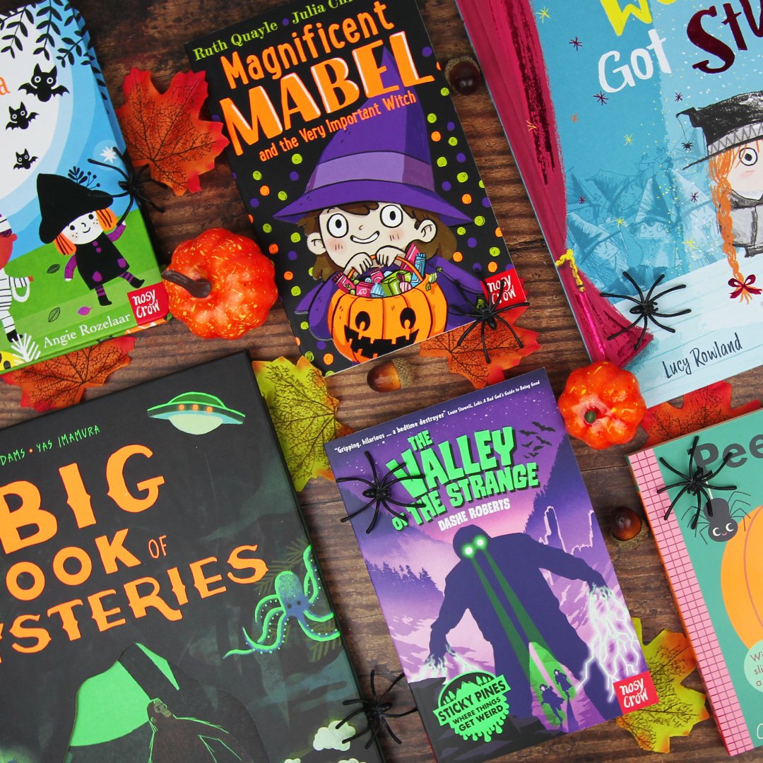 #WIN this SPOOKTACULAR book bundle! 🎃We're Going on a Pumpkin Hunt 🎃Magnificent Mabel & the Very Important Witch 🎃The Big Book of Mysteries 🎃Sticky Pines: The Valley of the Strange 🎃Peekaboo Pumpkin 🎃Wanda’s Words Got Stuck Follow, like & RT to enter! UK only, ends 31/10