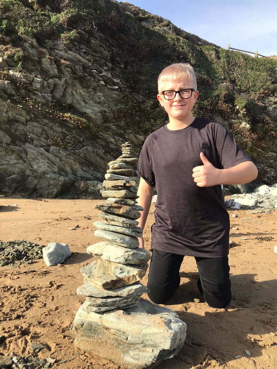 tsc_anglesey's tweet photo. A fun filled day and evening with stone stacking, food challenges, face masks and elimination pong! https://t.co/gQxGI9lKsi