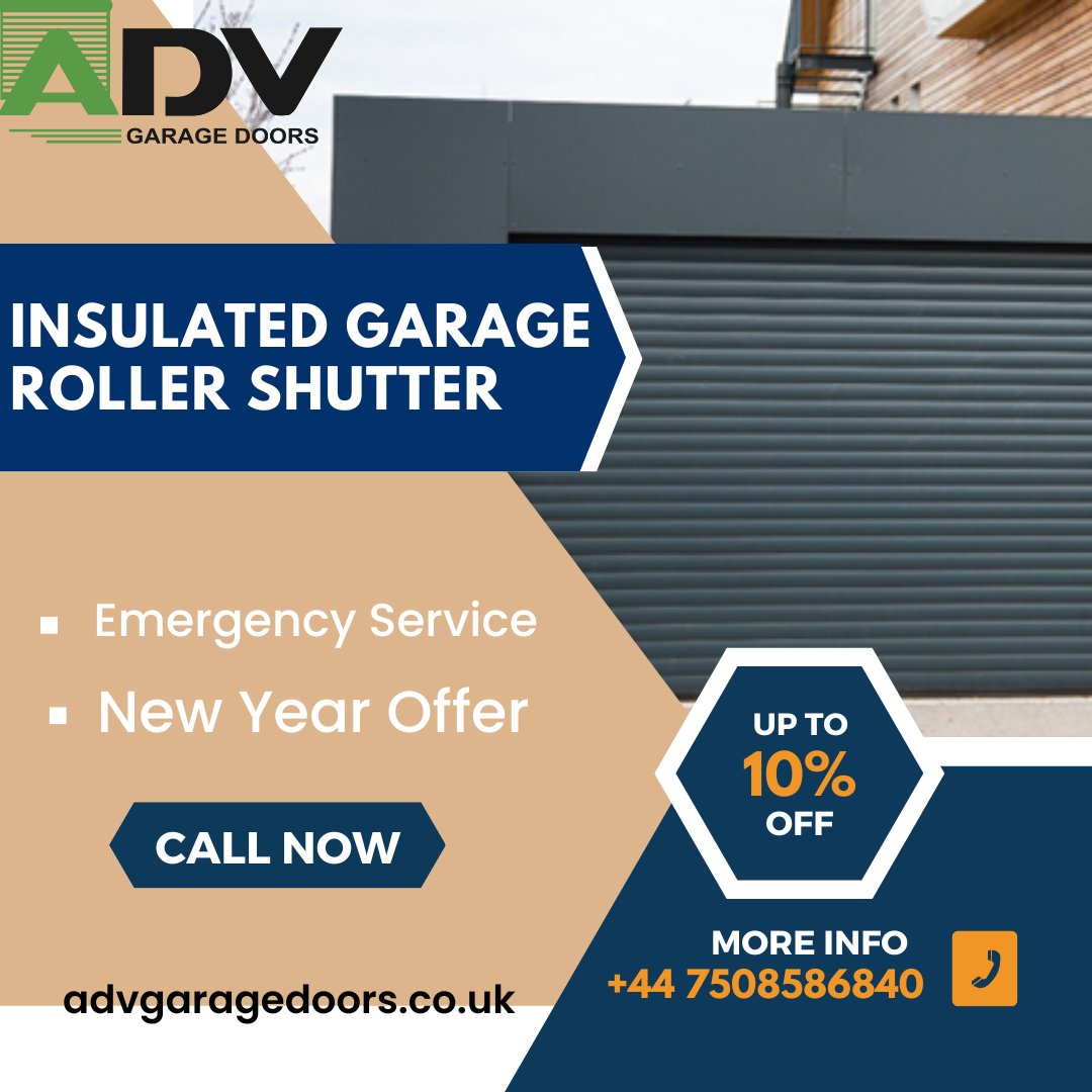 advgarage_doors's tweet photo. Get a 10% discount on insulating garage roller shutters and maximize your thermal efficiency. Contact ADV Garages Door till the new year to avail Offer. Call Now: +44 7508586840
Website: https://t.co/yAFV328Cbp
#advgaragedoors #windows #windowdoor #windowsdoors #roller #garage https://t.co/we23nOevQQ