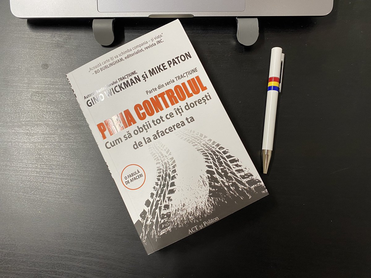 AngelRaducanu's tweet photo. 📚 2022 - săptămâna 41 - cartea 41 - „𝐏𝐫𝐞𝐢𝐚 𝐜𝐨𝐧𝐭𝐫𝐨𝐥𝐮𝐥” - Gino Wickman &amp; Mike Paton - 𝐂𝐮𝐦 𝐬𝐚̆ 𝐨𝐛𝐭̦𝐢𝐢 𝐭𝐨𝐭 𝐜𝐞 𝐢̂𝐭̦𝐢 𝐝𝐨𝐫𝐞𝐬̦𝐭𝐢 𝐝𝐞 𝐥𝐚 𝐚𝐟𝐚𝐜𝐞𝐫𝐞𝐚 𝐭𝐚! 
👉🏻 𝗣𝗼𝘁̦𝗶 𝗰𝗼𝗺𝗮𝗻𝗱𝗮 𝗰𝗮𝗿𝘁𝗲𝗮 𝗱𝗲 𝗮𝗶𝗰𝗶: https://t.co/mjRVbsiEPc https://t.co/cMKEF7Htkj