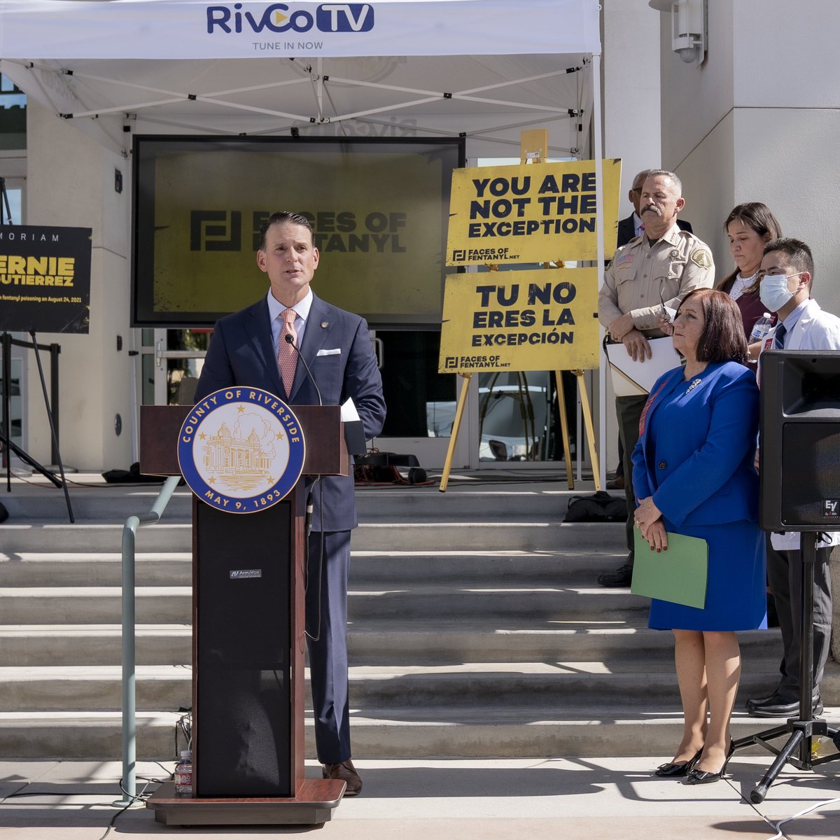 The fentanyl crisis in our community cannot be addressed by one department alone. 

Yesterday, county leaders came together to launch a countywide multi-department campaign to combat fentanyl in our community.

Go to @rivconow for more information.