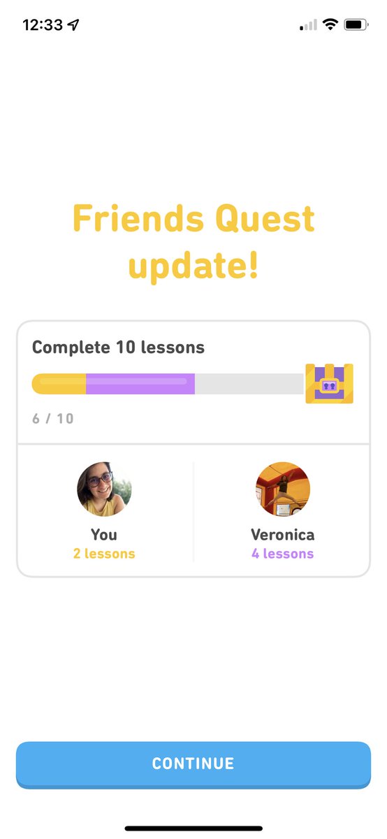 During lunch bunch today I shared my @duolingo progress with my Guatemalan American ELLs. They were super encouraging about my progress and excited to see @vronszaloki and me in our friend quest! 🥳 Here’s to day 87! 🥳