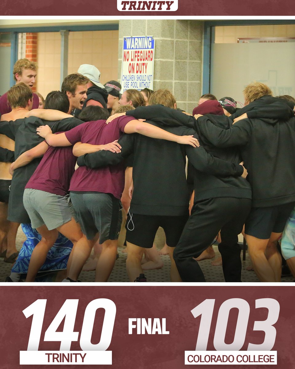 TrinityUTigers's tweet photo. The Trinity Tiger men's and women's swimming &amp; diving teams swept Colorado College in dual meets on Friday, opening up the 2022-23 season for Trinity. #TigerPride https://t.co/t486SI9Vh3