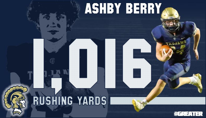 Midlothian Football (@midlotrojansfb) on Twitter photo Midlothian Running Back Ashby Berry reaches 1000 rushing yards tonight!!😤 Congratulations <a href="/AshbyBerry1/">Ashby Berry</a>!! #Trojans #Greater #SetTheStandard Midlothian Running Back Ashby Berry reaches 1000 rushing yards tonight!!😤 Congratulations <a href="/AshbyBerry1/">Ashby Berry</a>!! #Trojans #Greater #SetTheStandard