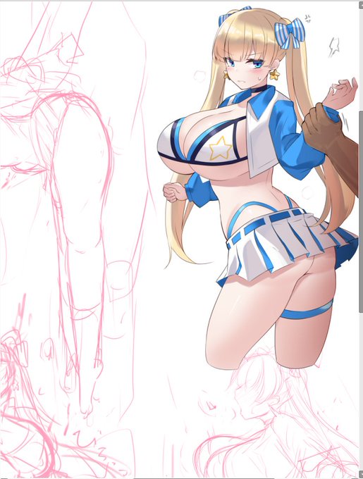 やっぱりメイド服に描き変えたくなったので供養 